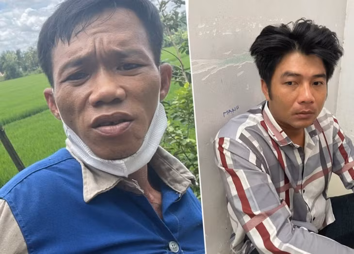 Nâu và Đạt trốn truy nã vừa bị Công an Bến Lức phối hợp với Công an TP Hồ Chí Minh bắt giữ.