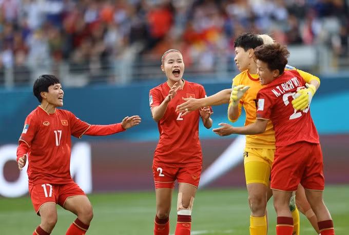 Tuyển nữ Việt Nam ghi dấu ấn ở World Cup (Ảnh: VFF).