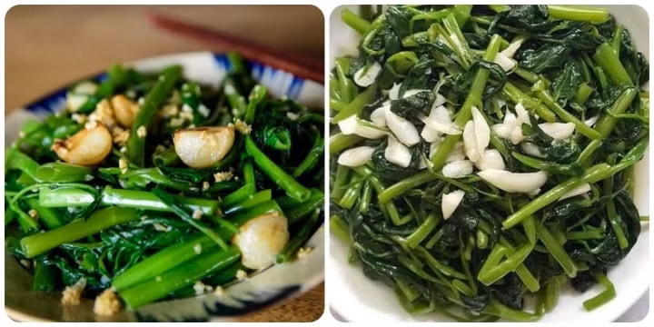 Rau muống tốt cho sức khỏe nhưng cần ăn với liều lượng vừa đủ
