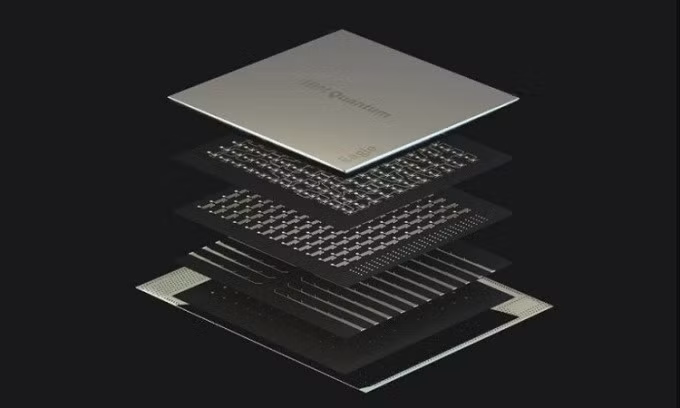Cấu tạo của chip lượng tử Eagle. Ảnh: IBM