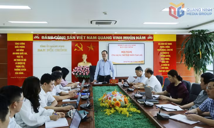 Ban Nội chính Tỉnh ủy triển khai tập huấn sử dụng trí tuệ nhân tạo (AI) trong xử lý công việc.