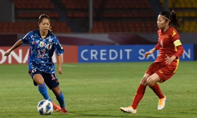 Narumiya đóng góp hai bàn, giúp Nhật Bản hạ Việt Nam tối 24/1. Ảnh: AFC.