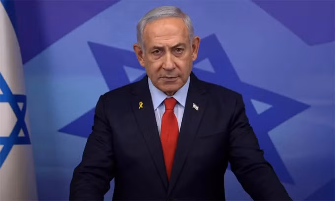 Thủ tướng Israel Benjamin Netanyahu phát biểu ngày 26/11. Ảnh: ToI