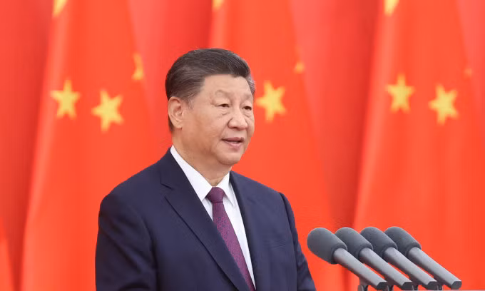 Chủ tịch Trung Quốc Tập Cận Bình tại Bắc Kinh ngày 29/9. Ảnh: AFP