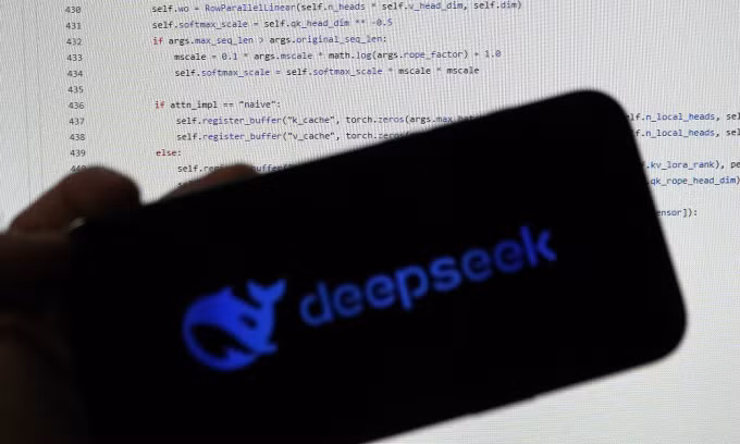 Ứng dụng AI DeepSeek. Ảnh: Lưu Quý