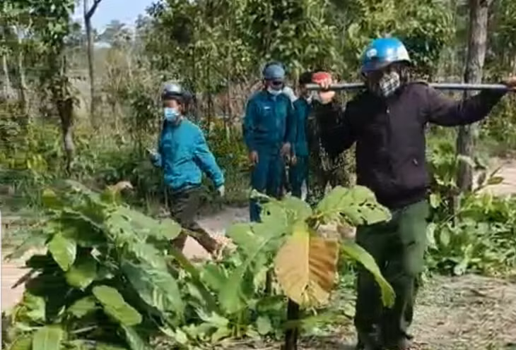 Hiện trường vụ việc.