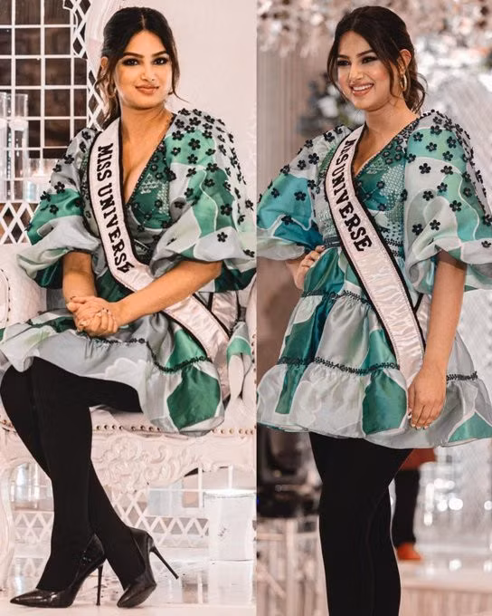 Harnaaz Sandhu bị một bộ phận khán giả phàn nàn về cân nặng, gu thời trang sau khi đăng quang. Ảnh: Indiatimes