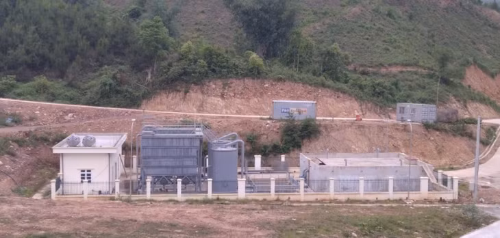 Trạm xử lý nước sạch công suất 2.000m3/ngày đêm đã hoàn thành lắp đặt thiết bị.