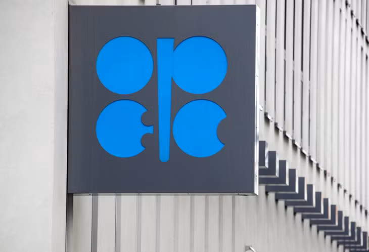 Biểu tượng OPEC tại trụ sở ở Vienna, Áo. Ảnh: AFP/TTXVN
