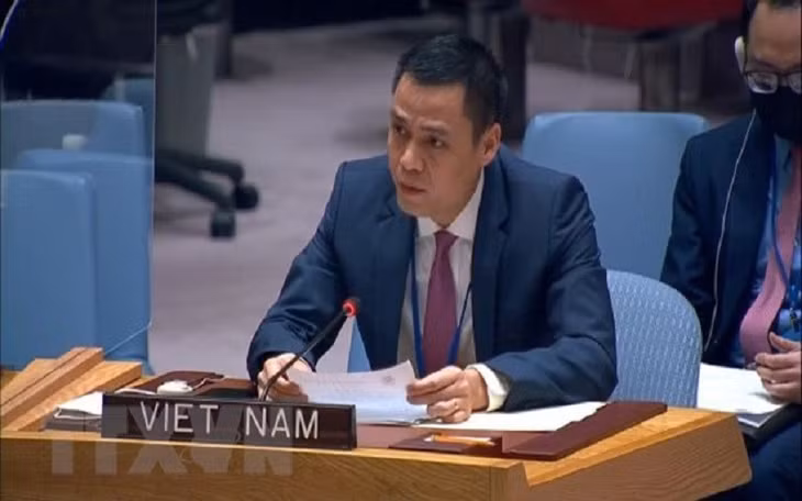 Đại sứ Đặng Hoàng Giang, Trưởng Phái đoàn Thường trực Việt Nam tại Liên hợp quốc.
