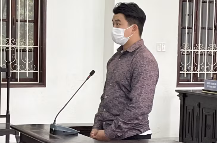 Bị cáo Trần Ngoại Giao tại phiên tòa.