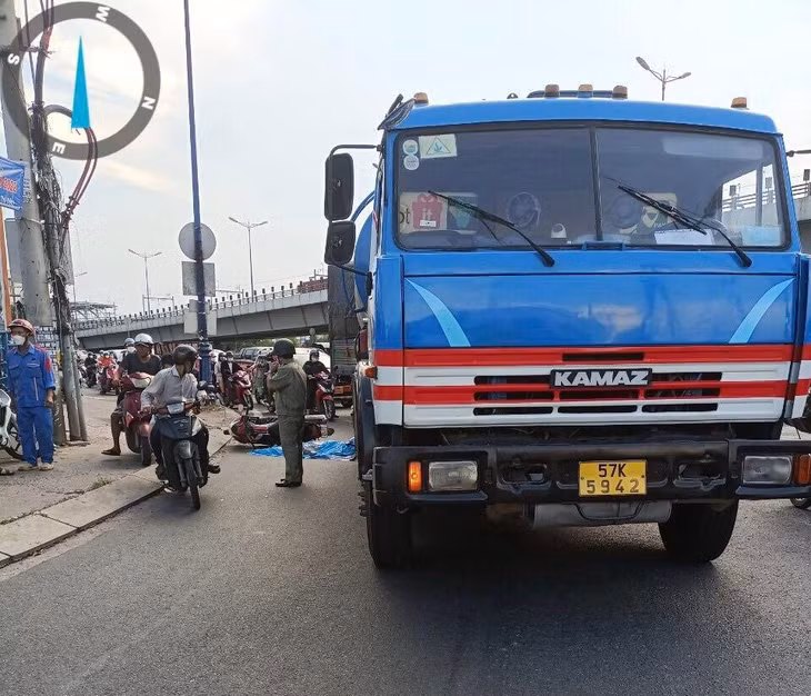 Hiện trường vụ tai nạn. Ảnh: NH