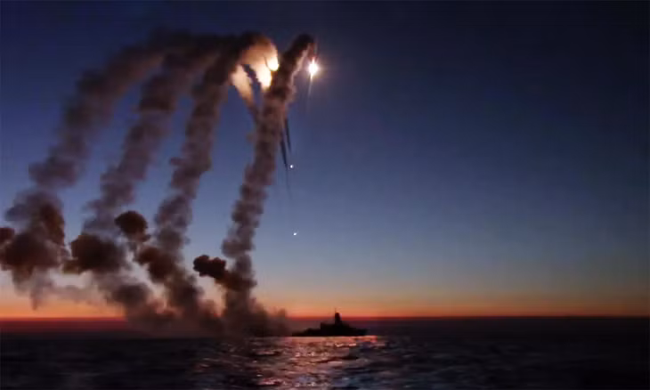 Nga cho biết sử dụng tên lửa hành trình Kalibr phóng từ biển phá huỷ các hệ thống S-300 của Ukraine trong ngày 11/4. Ảnh minh hoạ NPR