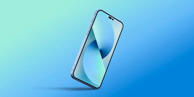 Hình ảnh mô phỏng iPhone 14. Ảnh:9to5Mac.