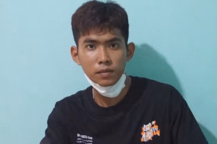 Lâm Minh Phú tại cơ quan điều tra.
