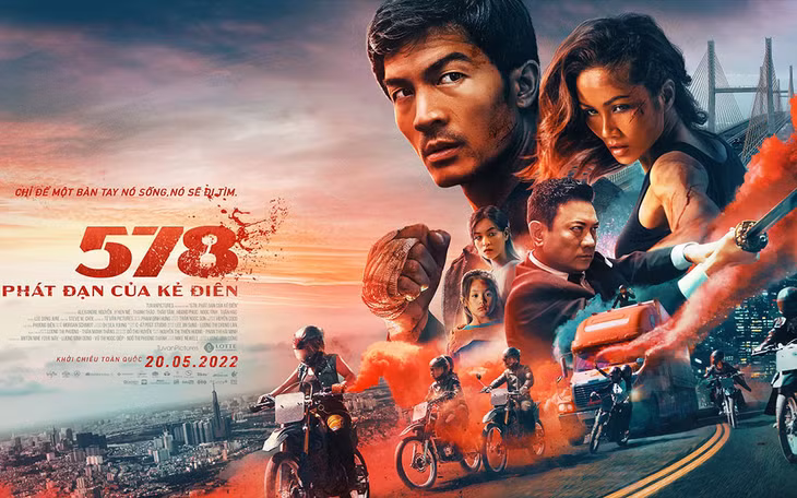 Poster mới của phim "578: Phát đạn của kẻ điên". (Ảnh: Nhà sản xuất cung cấp)