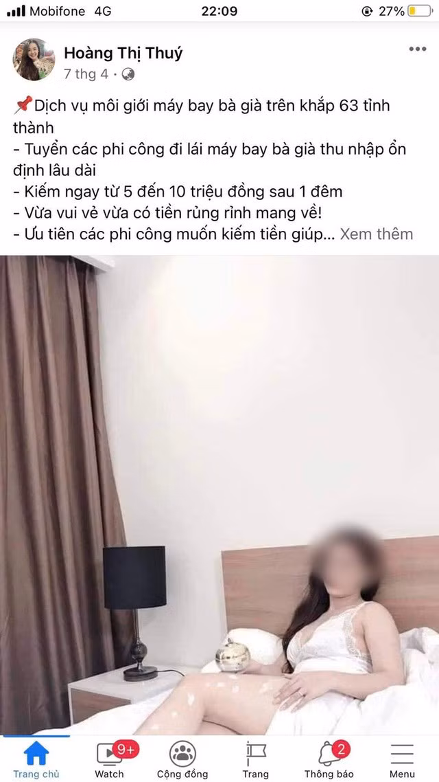 Ham lái máy bay bà già giá 10-20 triệu đồng, nhiều phi công trẻ sập bẫy - Ảnh 1.