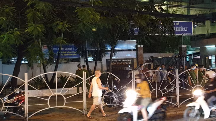 Nơi xảy ra vụ án mạng.