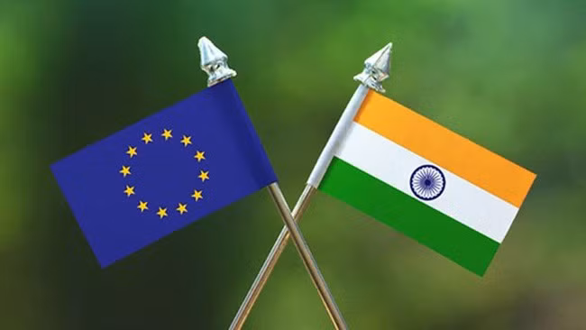 EU hiện là đối tác thương mại lớn thứ ba của Ấn Độ với khoảng 62,8 tỷ euro (67,8 tỷ USD) giá trị thương mại hàng hóa. (Ảnh: SHISU)