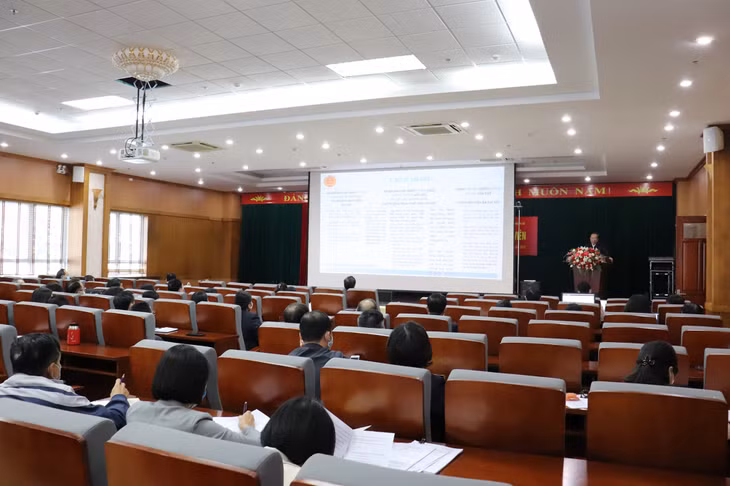 Quang cảnh lớp tập huấn.