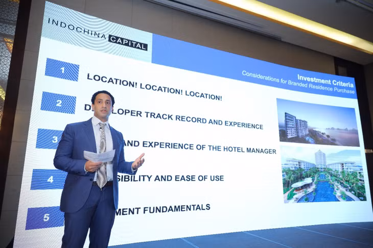 Ông Christopher Piro, đại diện cấp cao Indochina Capital.
