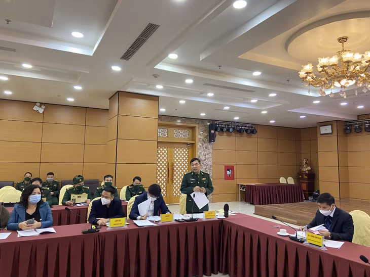 Đại tá Nguyễn Thanh Hải, Bí thư Đảng ủy, Chính ủy BĐBP tỉnh, thông tin một số nội dung cơ bản của Luật Biên phòng Việt Nam năm 2020.
