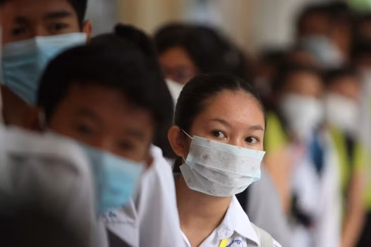 Campuchia đã chuyển sang trạng thái bình thường mới. Ảnh: AP.