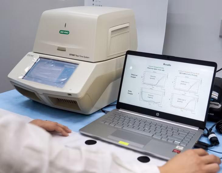 Bộ kit BioA Omicron giúp đẩy nhanh quá trình xét nghiệm Covid-19. Ảnh: Strait Times.