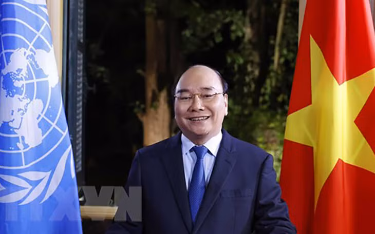 Chủ tịch nước Nguyễn Xuân Phúc. (Ảnh: TTXVN)