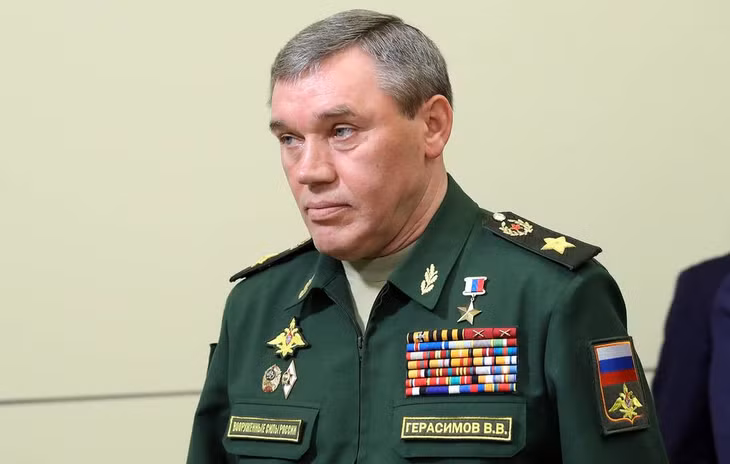 Tổng Tham mưu trưởng kiêm Thứ trưởng Bộ Quốc phòng Nga, đại tướng Valery Gerasimov. Ảnh: TASS