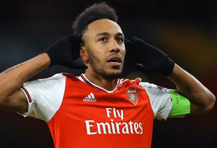 Aubameyang có thể rời Arsenal vào đầu năm tới. Ảnh: Reuters.