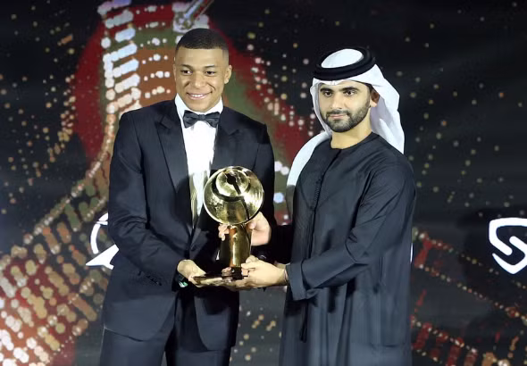 Mbappe trở thành chủ nhân tiếp theo của giải Dubai Global Soccer Awards.