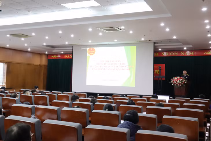Quang cảnh buổi tập huấn.