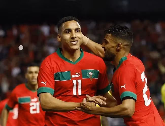 Ma rốc đánh bại Brazil ở trận giao hữu