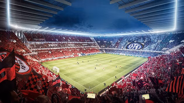 San Siro là sân đấu huyền thoại của châu Âu.