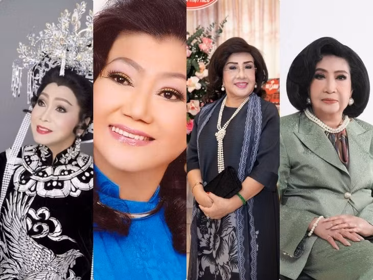 4 nghệ sĩ cải lương gạo cội. Ảnh: Nghệ sĩ cung cấp