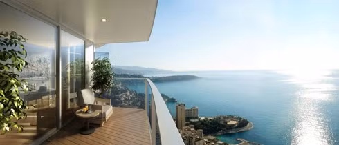 Penthouse Odeon tại Monao nằm trên đỉnh toà tháp 49 tầng hướng ra Biển Địa Trung Hải trị giá hơn 85.000USD/m2 vào năm 2013.