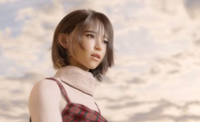 Tạo hình của ca sĩ ảo Ann. Ảnh: Bobo Studio
