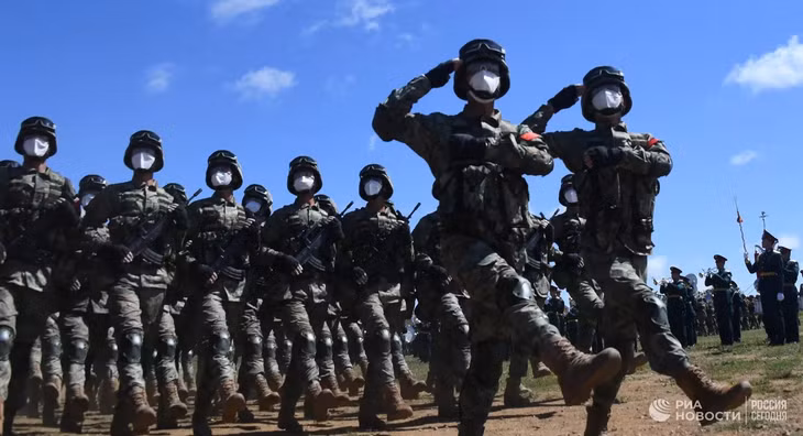 Quân đội Trung Quốc. Ảnh: RIA Novosti