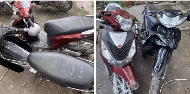 Tang vật do nhóm cướp cướp được của các nạn nhân. Ảnh: Bá Dương