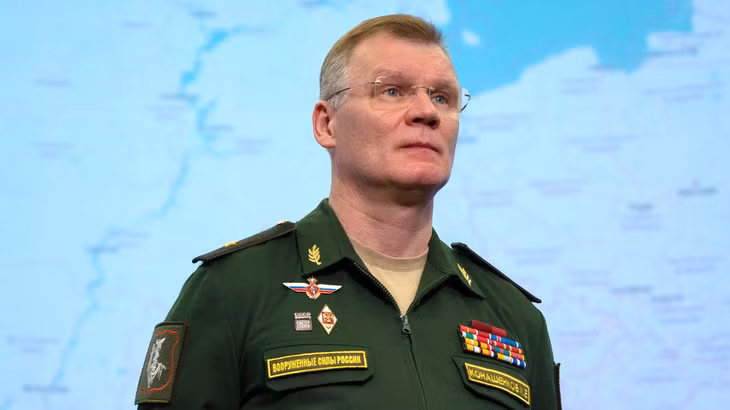 Người phát ngôn Bộ Quốc phòng Nga Igor Konashenkov. Ảnh: Sputnik