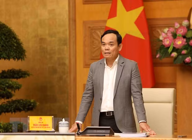 Pho Thu tuong Tran Luu Quang hoi kien Chu tich Ha vien Tay Ban Nha hinh anh 1