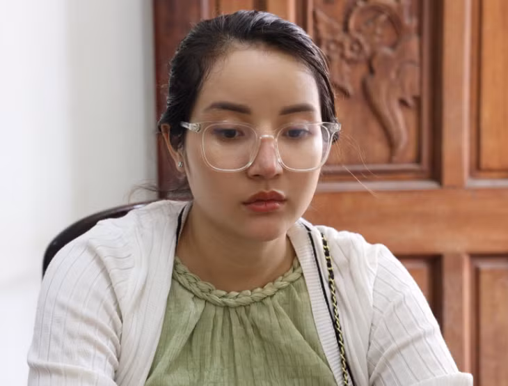 Bị can Nguyễn Thị Kim Huê.