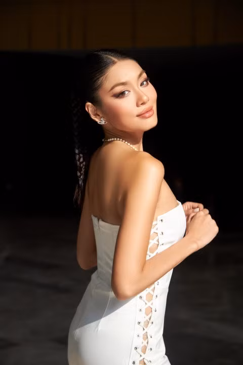 Á hậu Thảo Nhi cho biết những ngày qua bản thân cô cũng hoang mang vì những thay đổi về chủ sở hữu bản quyền Miss Universe Vietnam. Ảnh: Thảo Nhi Lê.