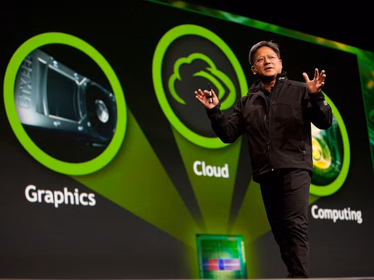 Ông Jensen Huang, CEO Nvidia. Ảnh Internet