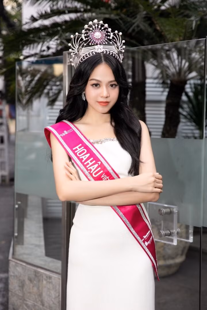 Nhan sắc của Thanh Thuỷ những ngày mới đăng quang.