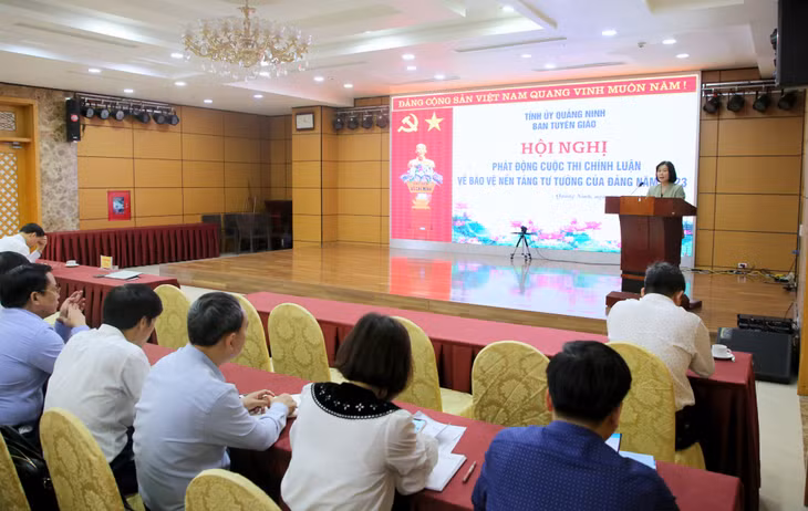 Ban Tuyên giáo Tỉnh ủy phát động Cuộc thi viết chính luận về bảo vệ nền tảng tư tưởng của Đảng năm 2023.