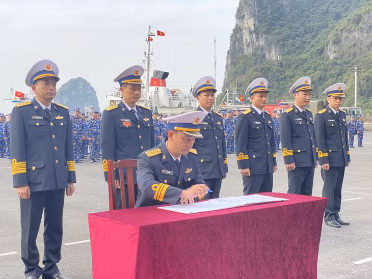 Các đơn vị trong Lữ đoàn 170 ký kết giao ước thi đua tháng 3 năm 2023.