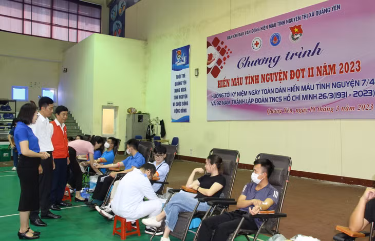 Ban Tổ chức đã thu được 349 đơn vị máu tại Ngày hội.