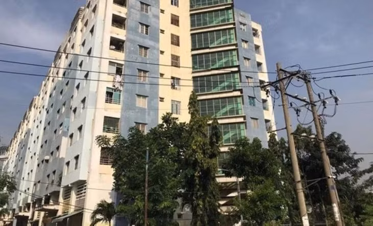 Chung cư Gia Phú tại phường Bình Hưng Hòa, quận Bình Tân.